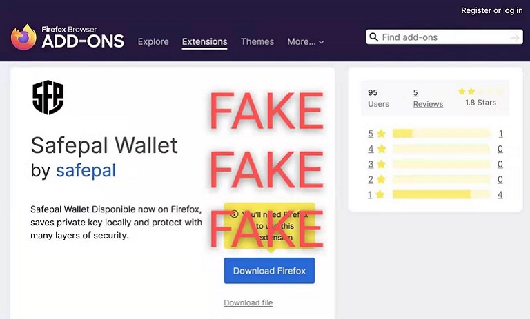 هشدار سیف پل در مورد یک افزونه فایرفاکس