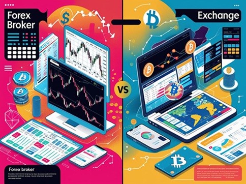 تفاوت بروکر و صرافی در بازار مالی فارکس و ارز دیجیتال