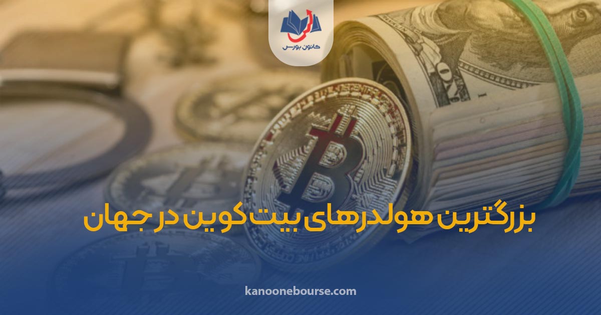 بزرگترین هولدرهای بیت کوین جهان